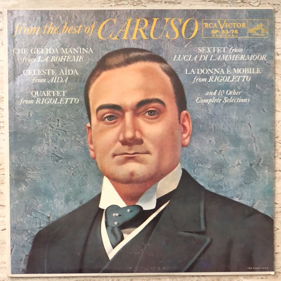 Enrico Caruso The Best Of... Vinyl Lp '60 - Picture 9 of 10